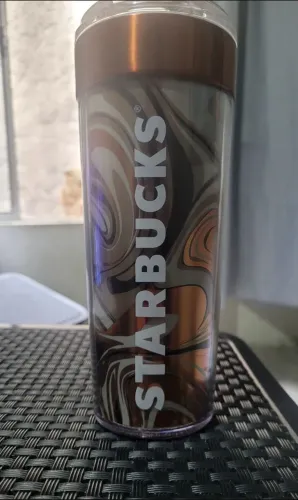 Copo starbucks coleção mármore 591ml