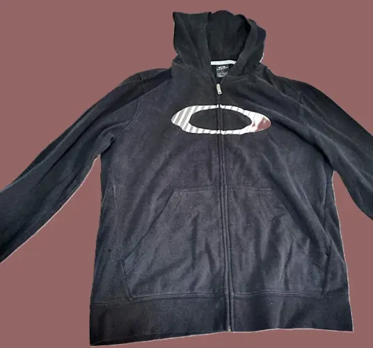 Moletom Oakley Ellipse Full Zip Preto