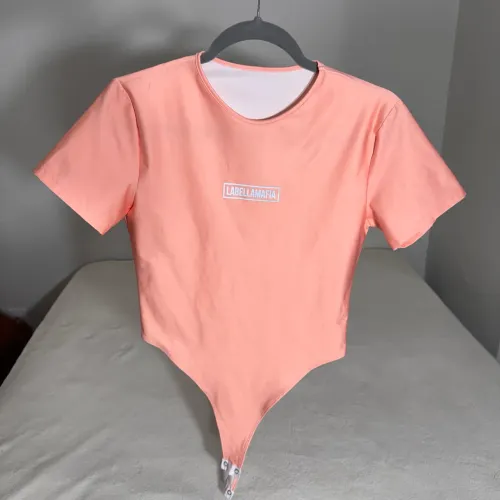 Body Labellamafia Original Rosa Neon Feminino Tam. P