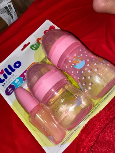 Kit 3 mamadeiras menina