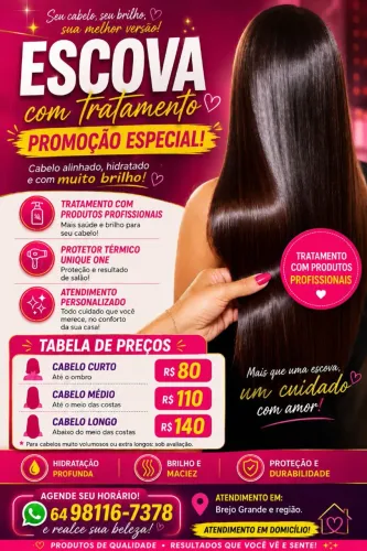 Venha ficar ainda mais linda!