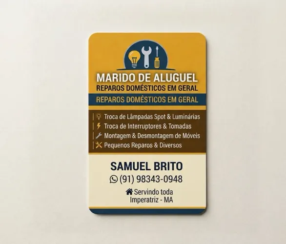 Marido de Aluguel | Serviços Domésticos, Elétrica Rápida e Reparos em Geral