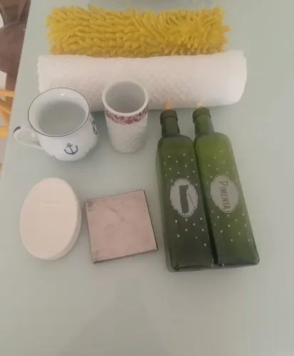 Kit enxoval banheiro e utensílios cozinha