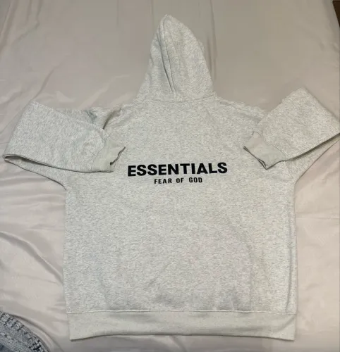 MOLETOM ESSENTIALS CINZA G 9/10