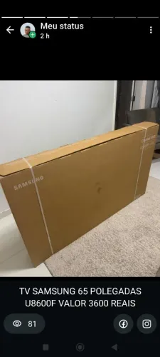 Televisão Samsung 65 polegadas