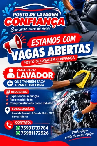 VAGAS ABERTAS