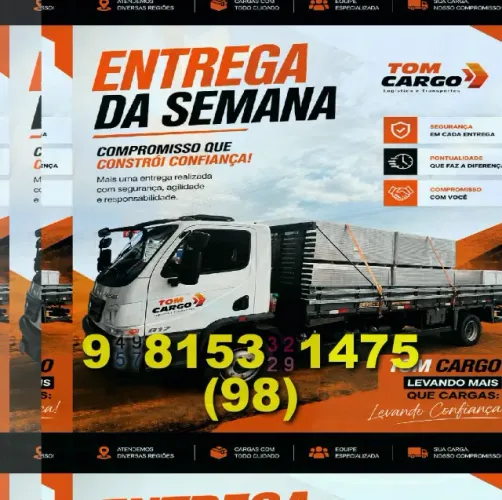 Frete rápido e confiável! Solicite já o seu orçamento. Satisfação garantida!