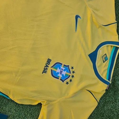 Camisas Brasil masculinas amarelas G GG