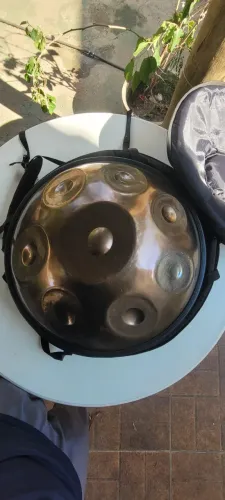 Handpan profissional 8 notas em Re maior