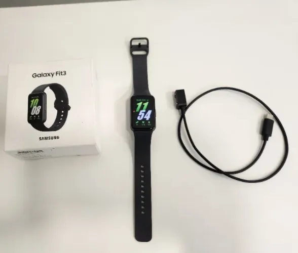 Smart Band Samsung Galaxy Fit3 Preta SM-R390 - Original, Completa, Fit 3