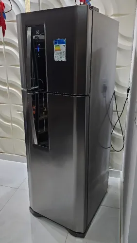 Geladeira electrolux inox