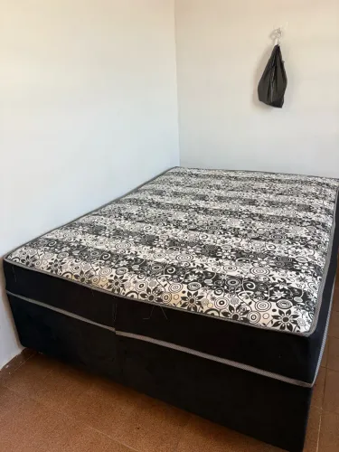 Cama Box colchão estampado