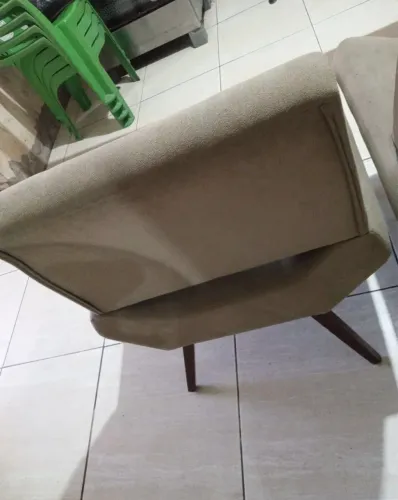 Poltrona para sala veludo 