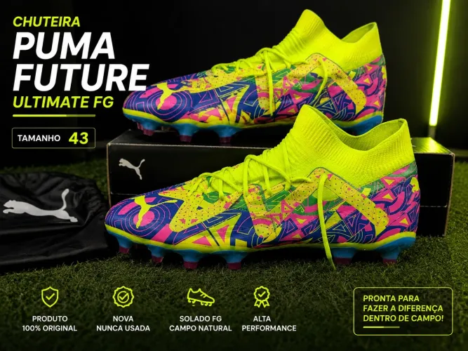 Chuteira Puma Future Ultimate FG Tamanho 43 - Nova, Nunca Usada