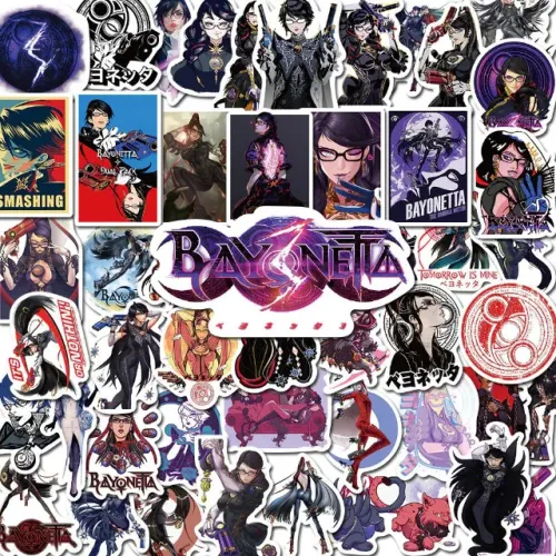 Kit 50 Adesivos de Bayonetta - Cereza - Autocolantes Pcs Unidades