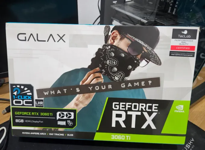 RTX 3060ti 8GB GALAX GPU Placa de Video