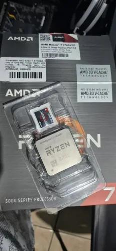 Ryzen 7 5700X3D AM4 8 Núcleos 16 Threads - Impecável - Faço Envio