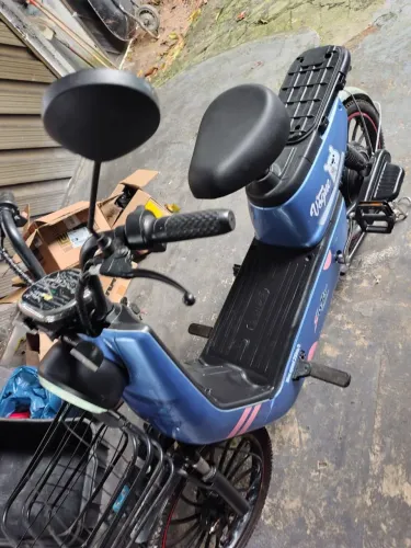 Bike elétrica 48v azul