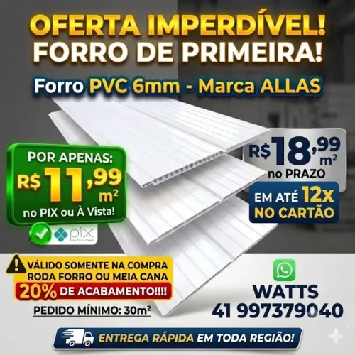 forro direto de fabrica pagamento na entrrega