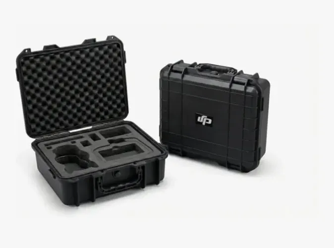 maleta case rígida preta de transporte para drone DJI