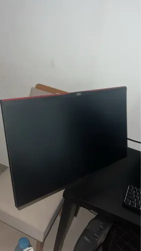 Monitor aoc 75hz 27 polegada + braço articulado 