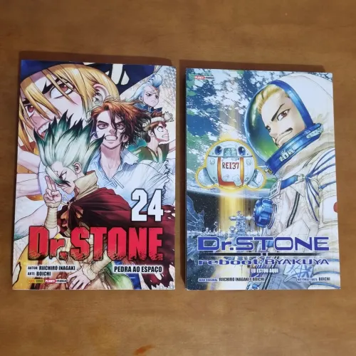 Dr. Stone volume 24 e Reboot: Byakuya (Novos em perfeito estado)