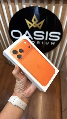 iPhone 17 PRO 256GB Lacrado Preço Imperdível LARANJA