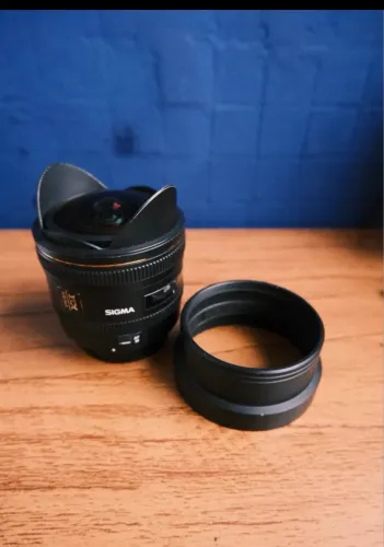 Lente Sigma Canon fisheye 10mm F/ 2.8 