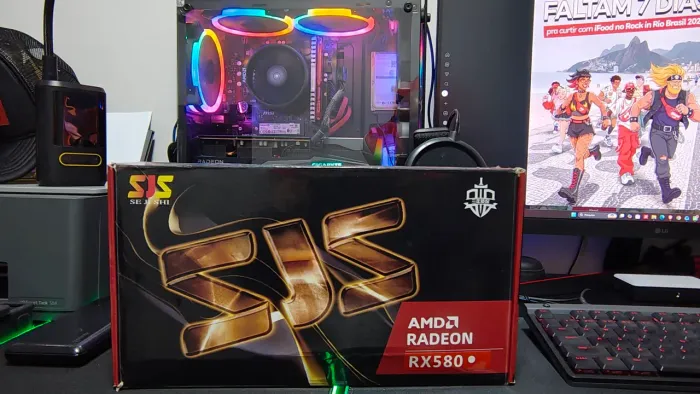 Placa de Vídeo Radeon RX580 SIS