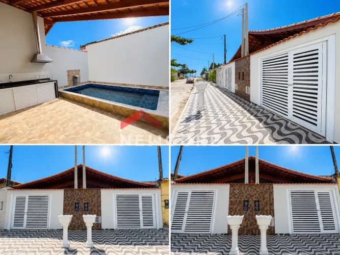 Casa em Rua Altamiro Feliciano da Silva - Itaóca - Mongaguá/SP