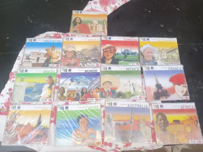 13 CDs da coleção "A Música do Mundo", LEIA O ANÚNCIO
