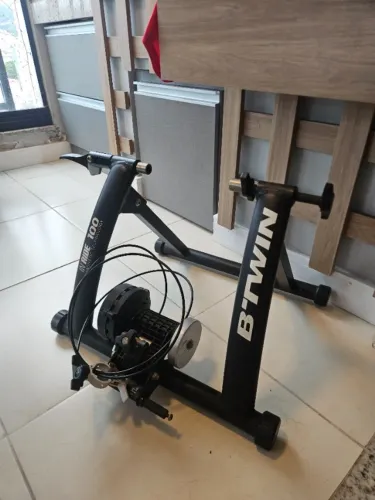 Rolo Treino Bike B'twin Inride 100 Magnético Indoor