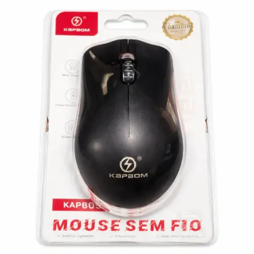 Mouse Sem Fio KA-603 2.4GHz Óptico Silencioso Anti Interferência USB pode retirar no local
