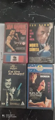 4 fitas vhs original