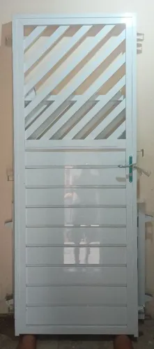 Portão 1 e 2 guades de alumínio novo
