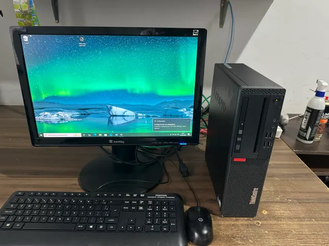 Gamer i5 8 sétima geração ddr4 no ssd 240 tela 20 polegadas 