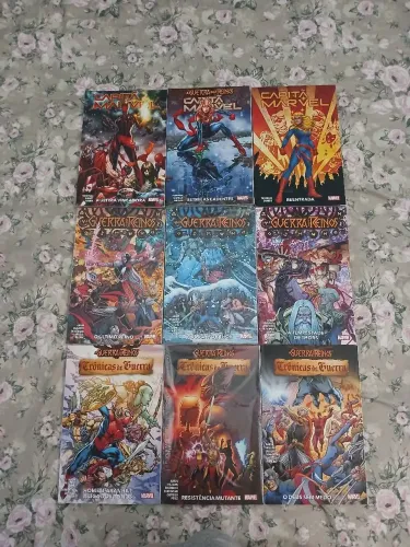 Combo Marvel - Guerra dos Reinos, Guerra dos Reinos: Crônicas de Guerra e Capitã Marvel