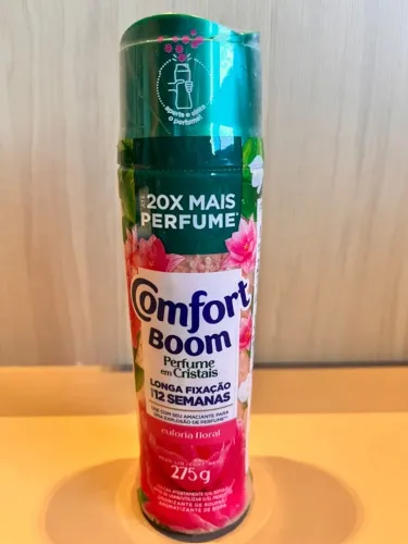 Comfort Boom Odorizador de Roupas Cristais de Perfume Euforia Floral 275gr