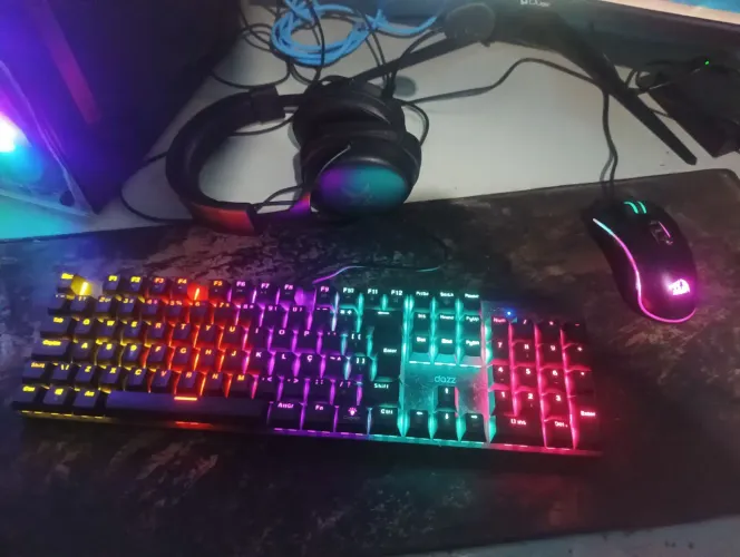 Teclado mecânico dazz 