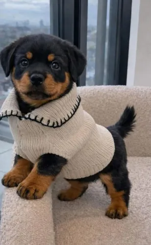Rottweiler Um cachorrinho para transformar momentos simples em especiais