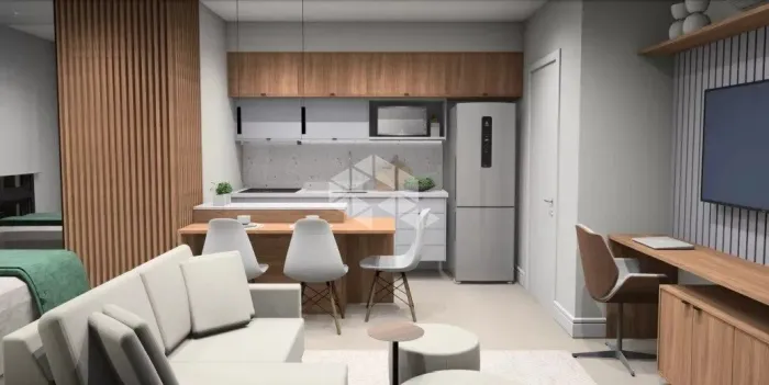 STUDIO com infraestrutura espetacular a meia quadra da Assis Brasil.
