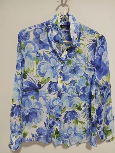 Blusa zara estampada nova