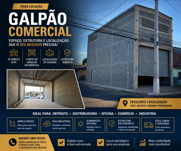 ALUGUEL de Galpão no Benedito Bentes 2 - Rota do Mar 