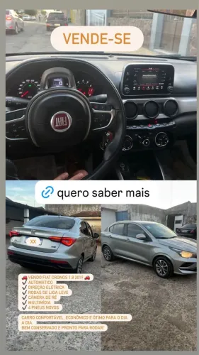 Fiat Cronos Drive 1.8 16V Flex AUT 2019