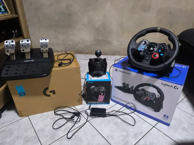 Kit Logitech G29 (Volante + Pedais + Câmbio)