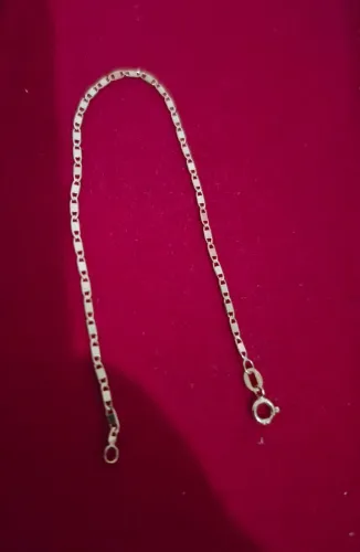 Pulseira de ouro piastrine