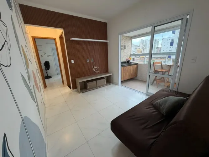 Apartamento mobiliado com 1 dormitório para alugar, 46 m² por R$ 2.900/mês - Vila Guilherm