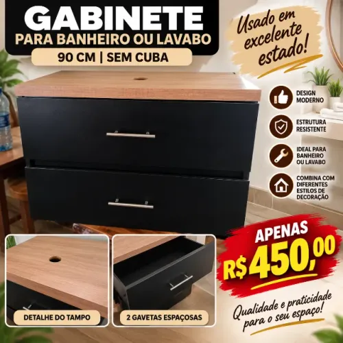 Gabinete para banheiro