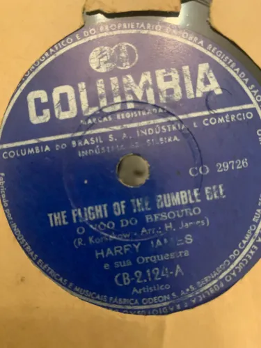 Disco 78 rpm raridade Harry James