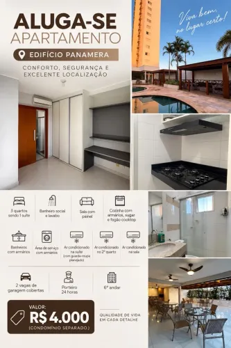 Alugo apartamento Edifício Panamera